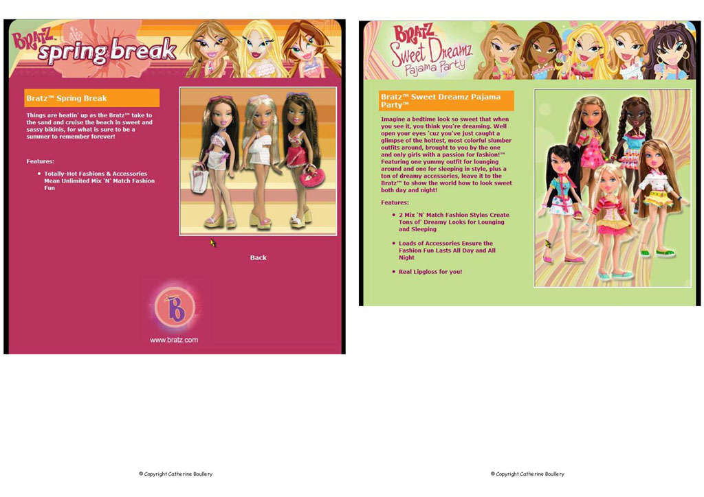 Bratz Catalogues